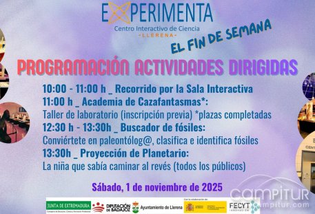 “Experimenta” celebra un fin de semana lleno de ciencia, diversión y actividades para todos los públicos en Llerena